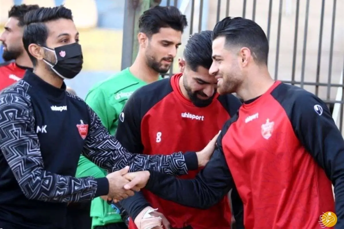 (عکس) مرتضی پورعلی‌گنجی در تمرین پرسپولیس؛ خبری در راه است؟