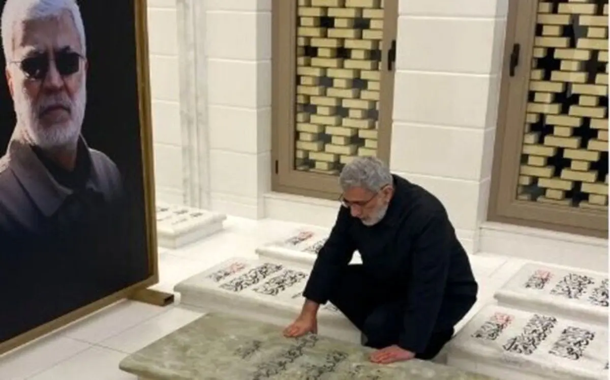 دیدار سردار قاآنی با مقتدی صدر در نجف