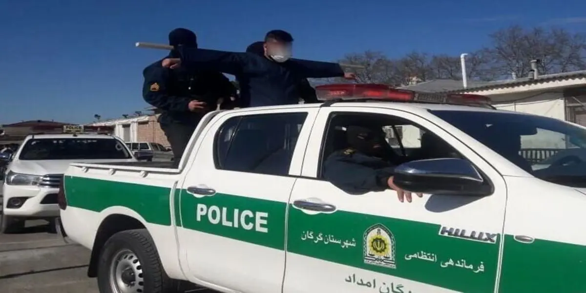 (تصویر) چوب در آستین اوباش گرگانی کردند و در شهر چرخاندند