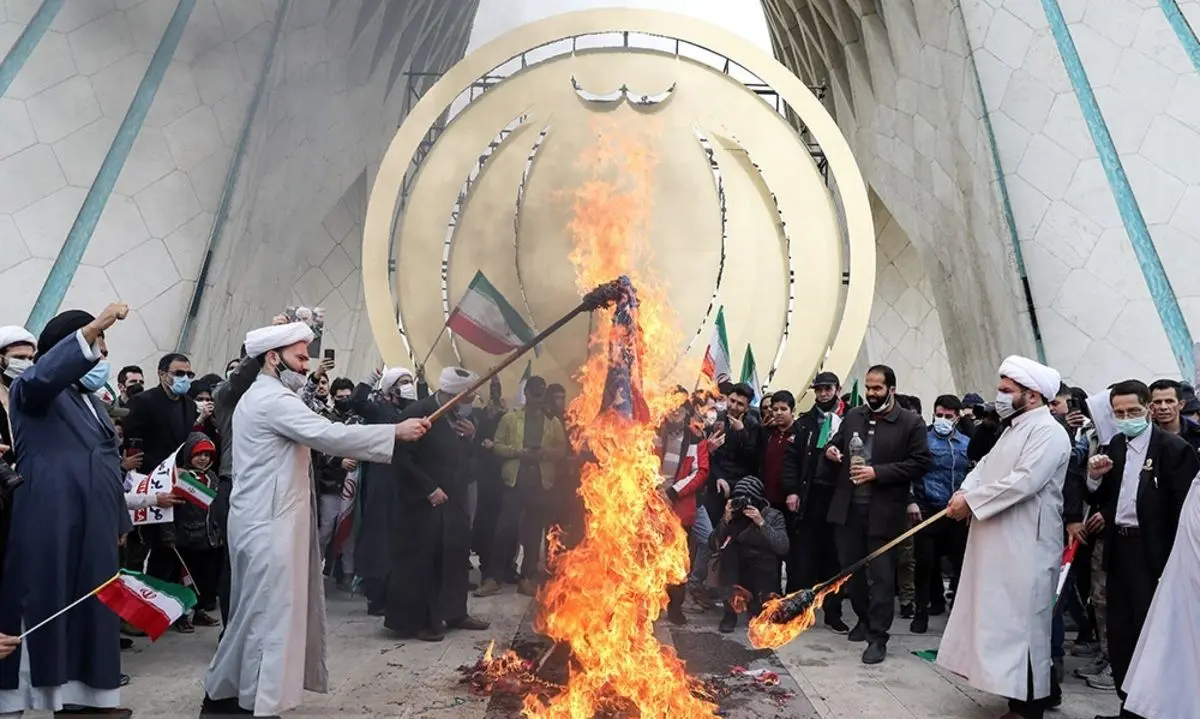 (تصاویر) راهپیمایی ۲۲ بهمن در تهران