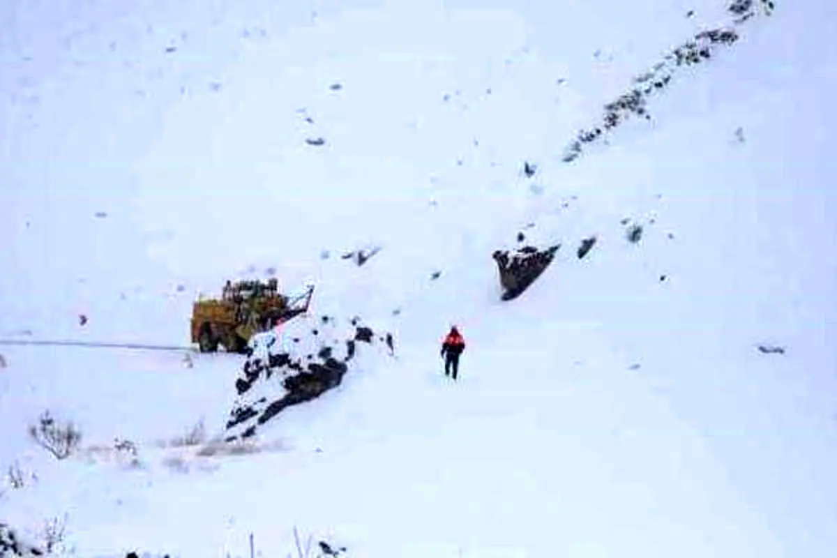مرد الیگودرزی یخ زد!