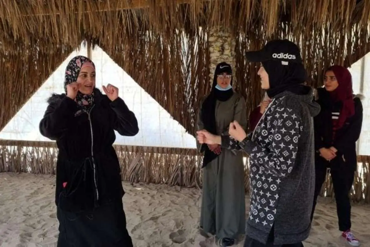 (ویدئو) دختران غزه از ترس قتل، کونگ فو یاد می‌گیرند