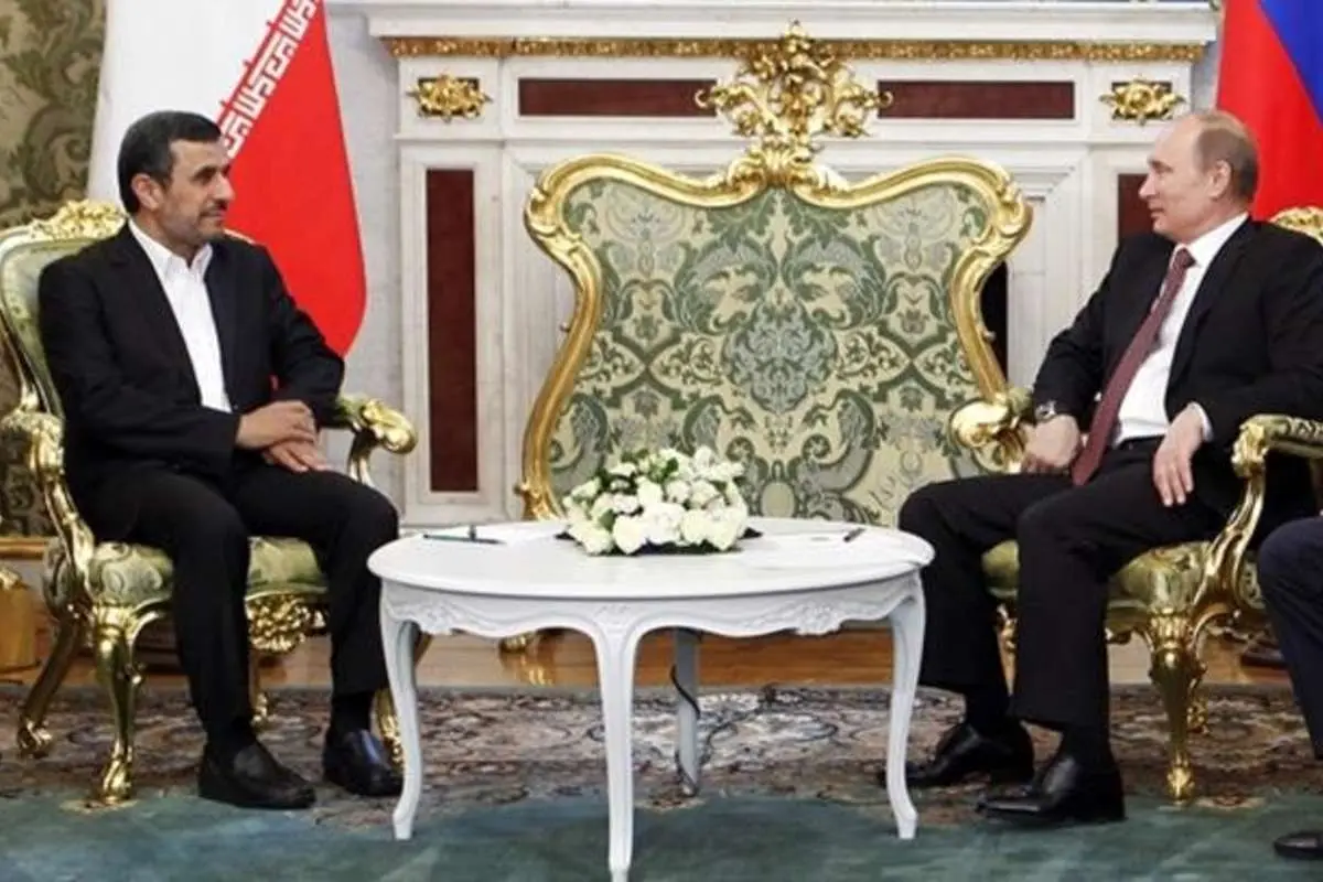نامه هشدار احمدینژاد به پوتین