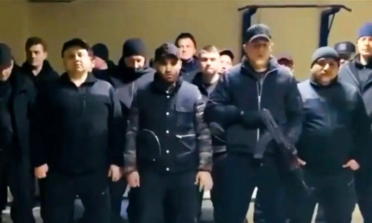 (ویدئو) تاجر سوری در اوکراین برای جنگ با روسیه گردان نظامی تشکیل داد
