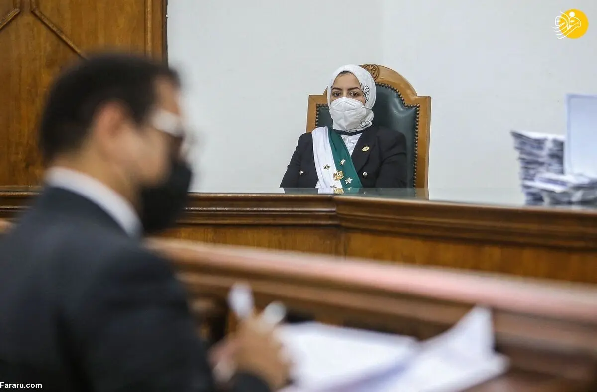 (عکس) اولین قاضی زن در دادگاه عالی مصر