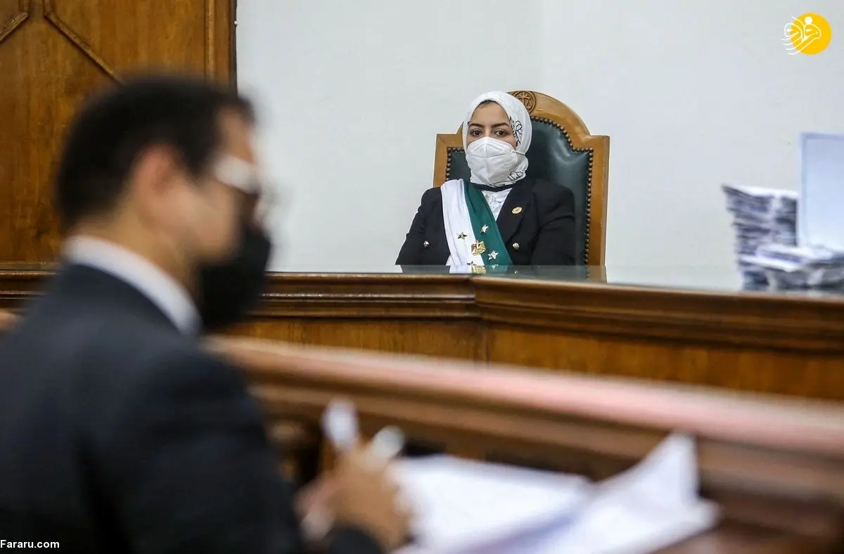 (عکس) اولین قاضی زن در دادگاه عالی مصر