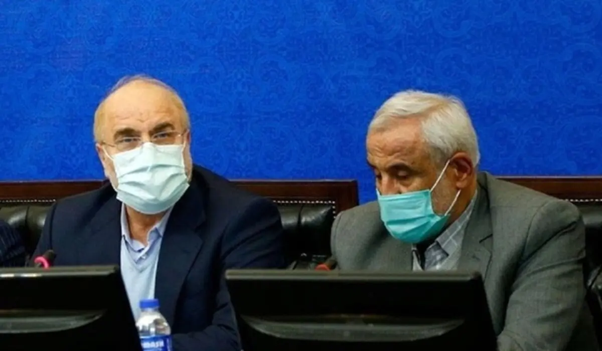 مشاجره لفظی نادران و قالیباف