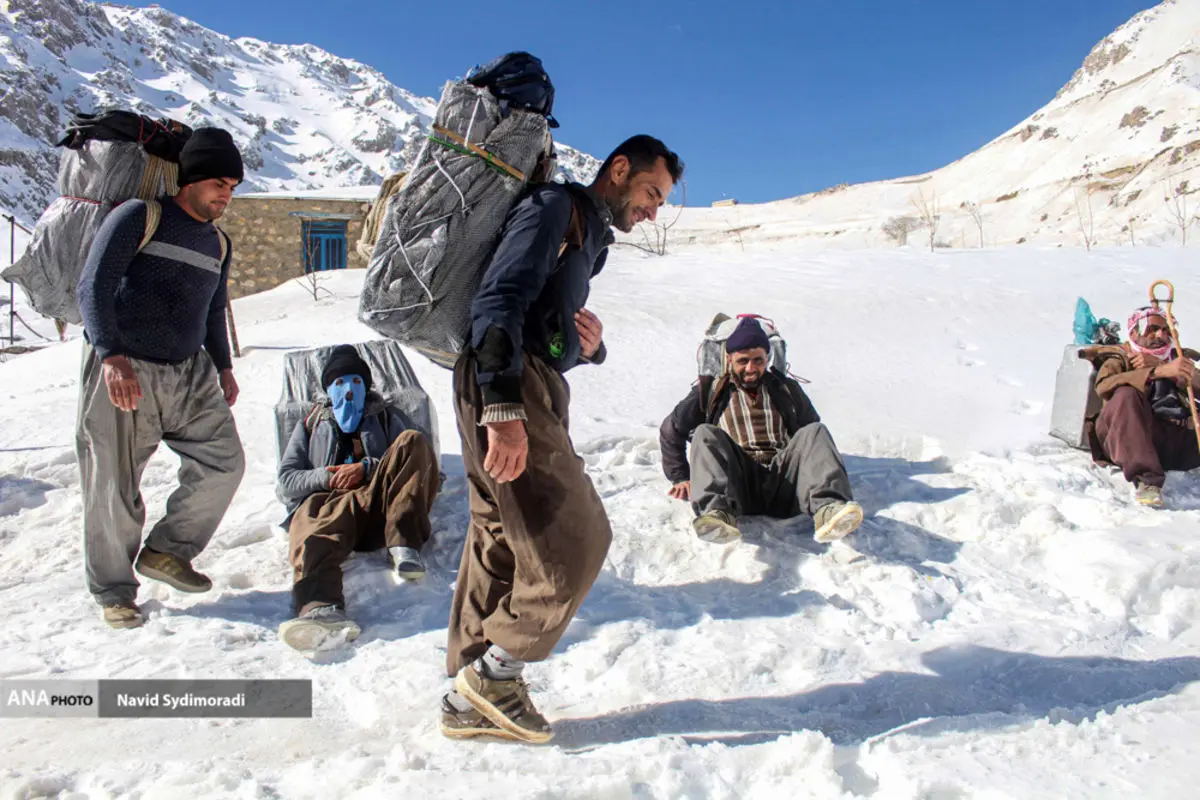 (تصاویر) کولبران کردستان