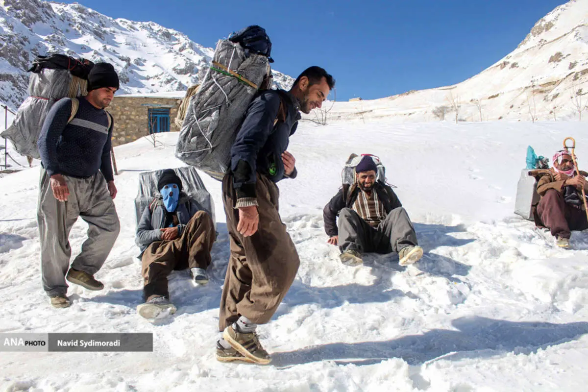 (تصاویر) کولبران کردستان
