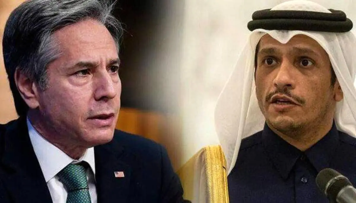 تماس وزیرخارجه قطر با بلینکن پس از گفت‌وگو با امیرعبداللهیان