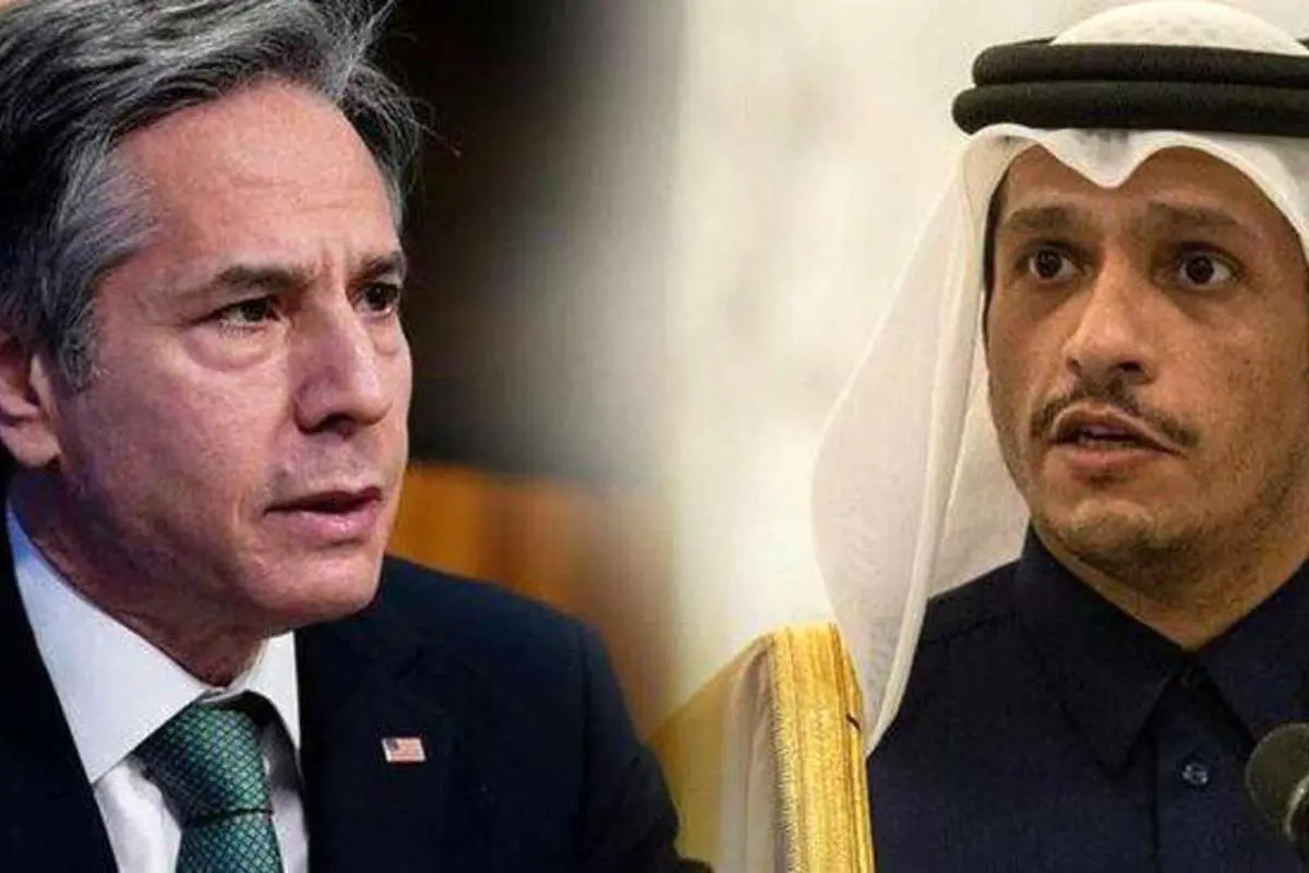 تماس وزیرخارجه قطر با بلینکن پس از گفتوگو با امیرعبداللهیان