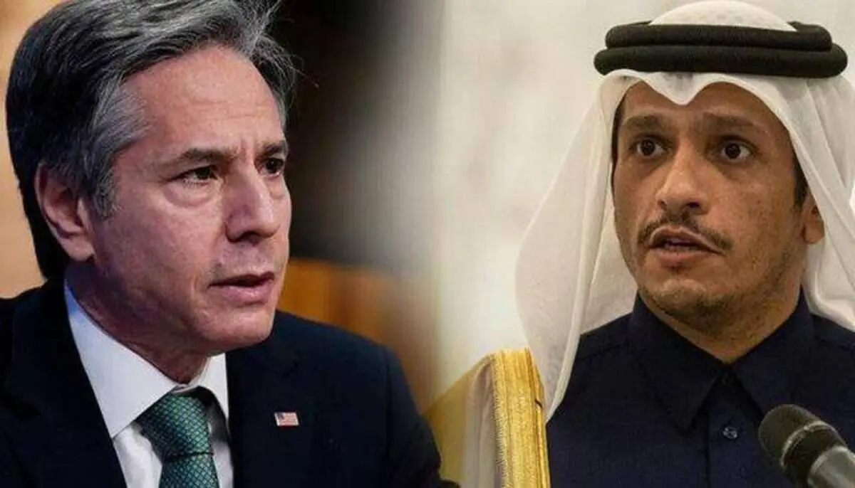 تماس وزیرخارجه قطر با بلینکن پس از گفت‌وگو با امیرعبداللهیان