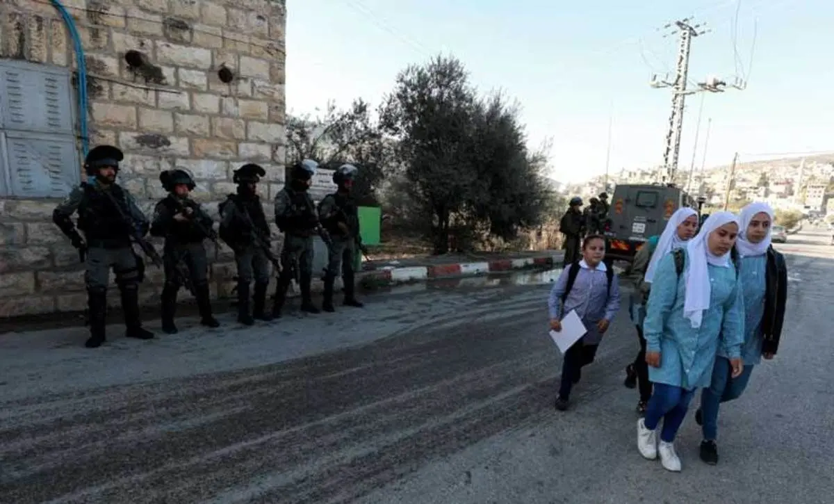 (ویدئو) بازداشت خشونت آمیز دختر ۱۲ ساله فلسطینی