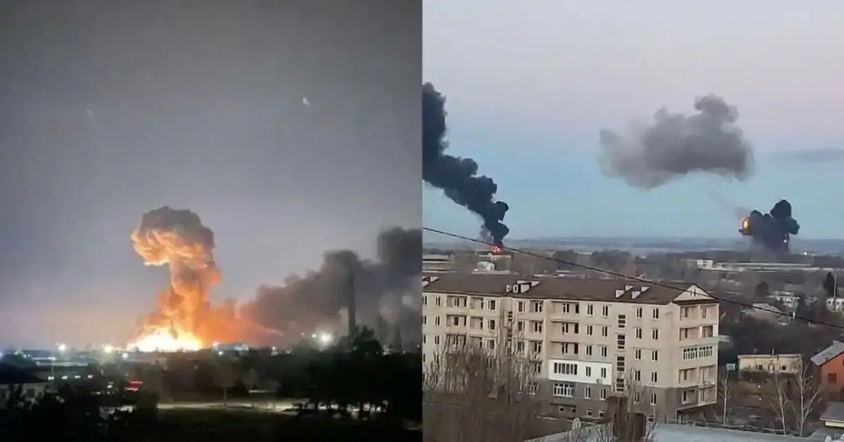 (ویدئو) جنگ شدید در ماریوپول را از بالا ببینید