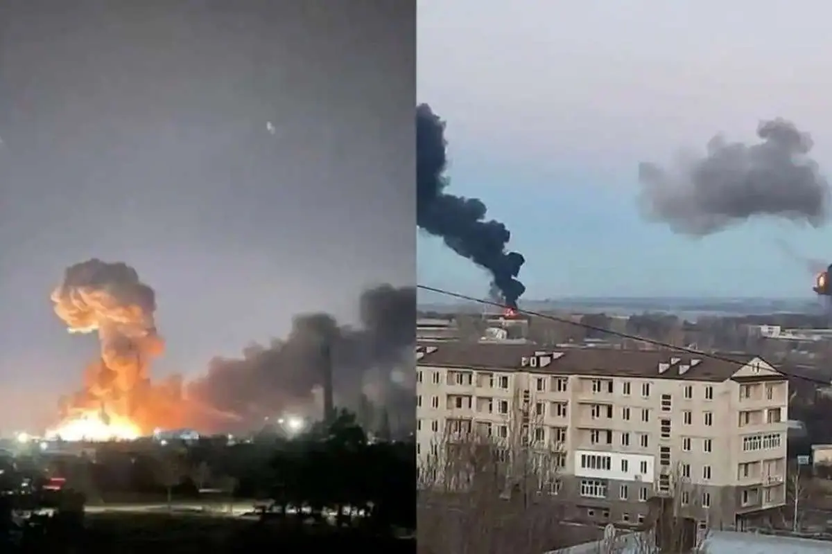 (ویدئو) جنگ شدید در ماریوپول را از بالا ببینید