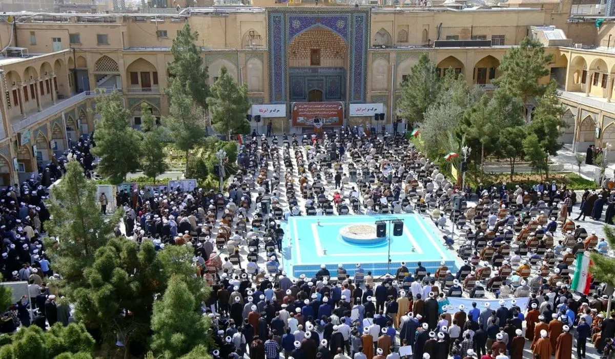 (تصاویر) تجمع طلاب قم علیه عربستان