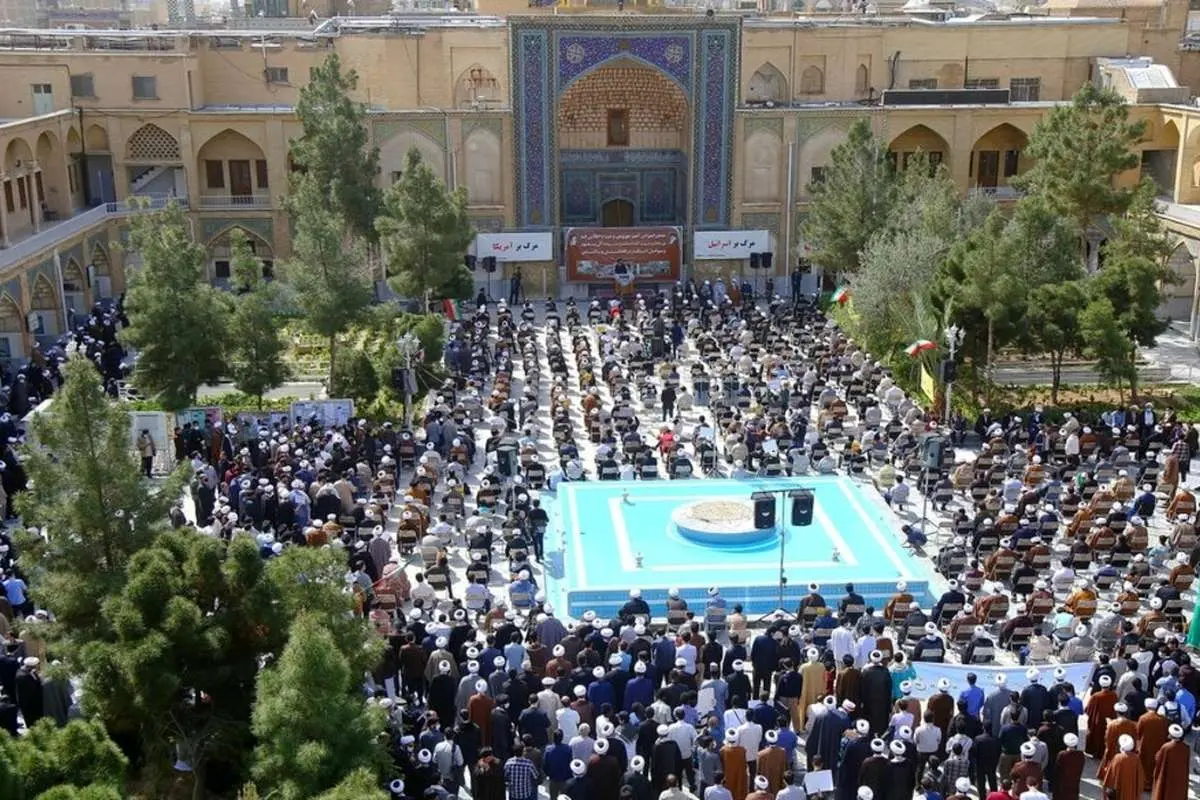 (تصاویر) تجمع طلاب قم علیه عربستان