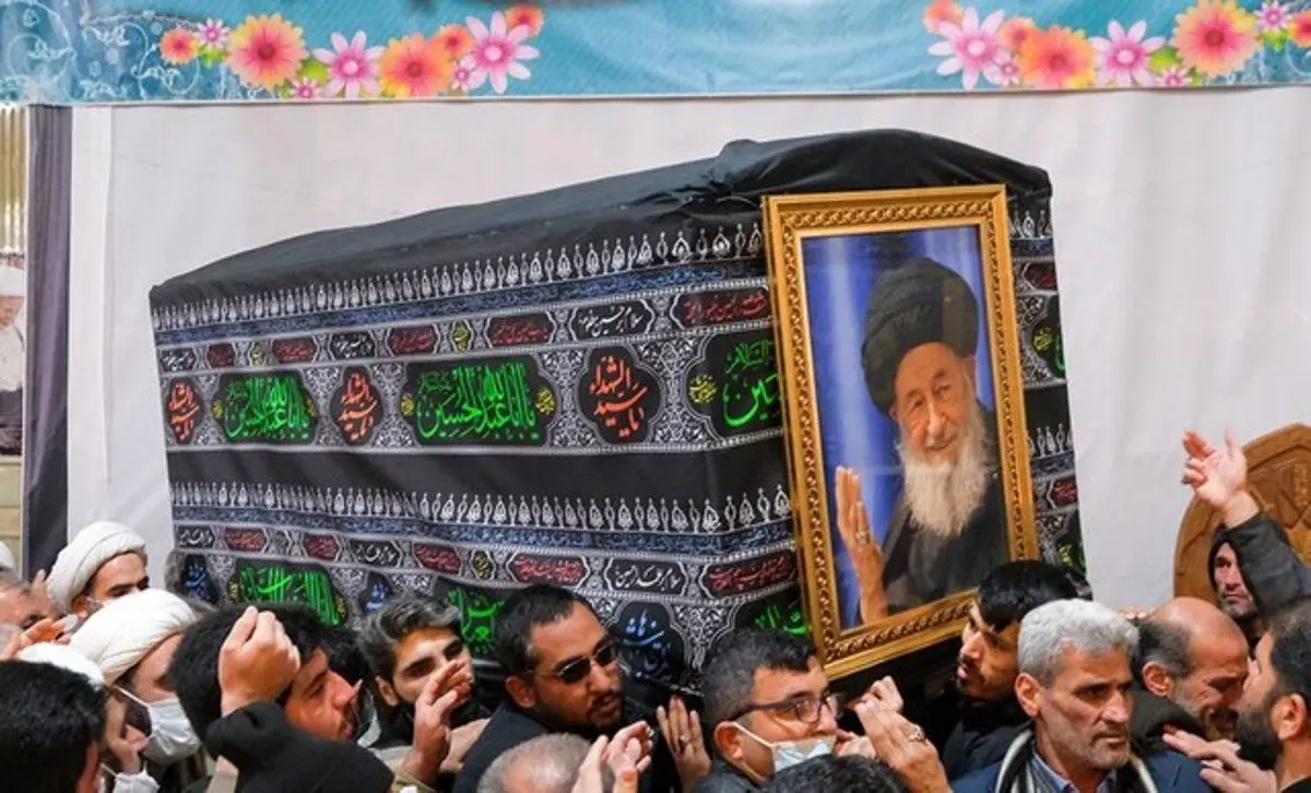 آیت الله علوی گرگانی در قم به خاک سپرده شد