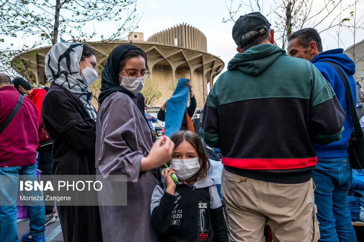 (تصاویر) پیش از نوروز، چهار راه ولیعصر