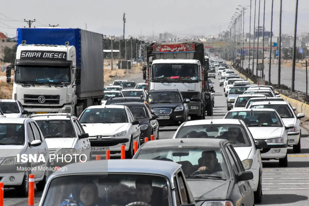(تصاویر) محور تهران - مشهد در روز‌های پایانی سال