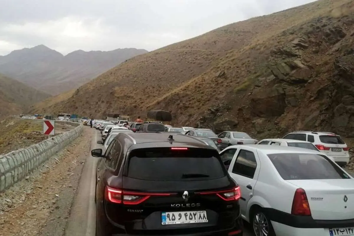 آخرین وضعیت ترافیک در جاده کرج ـ چالوس