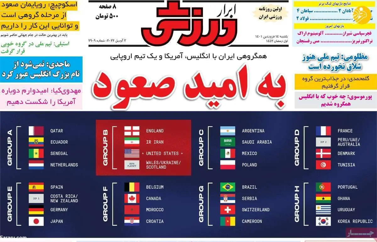 شوخی پشت وانتی در تمرین تیم ملی؛ کیوسک ۱۴ فروردین