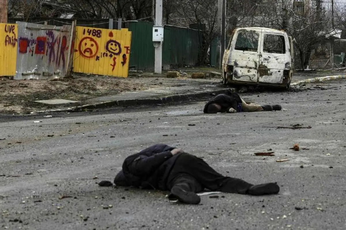 (ویدئو 16+) جنایت جنگی در بوچا؛ روسیه مدعی شد تصاویر جعلی است