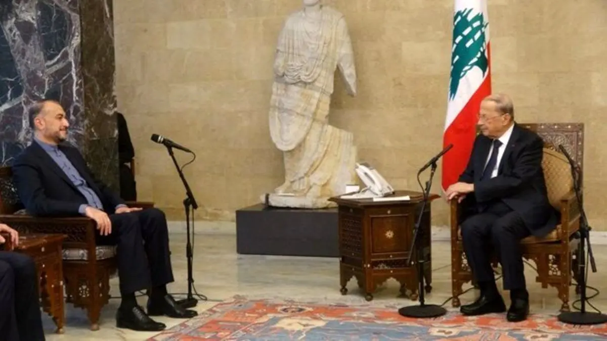 دیدار امیر عبداللهیان با رییس جمهور لبنان
