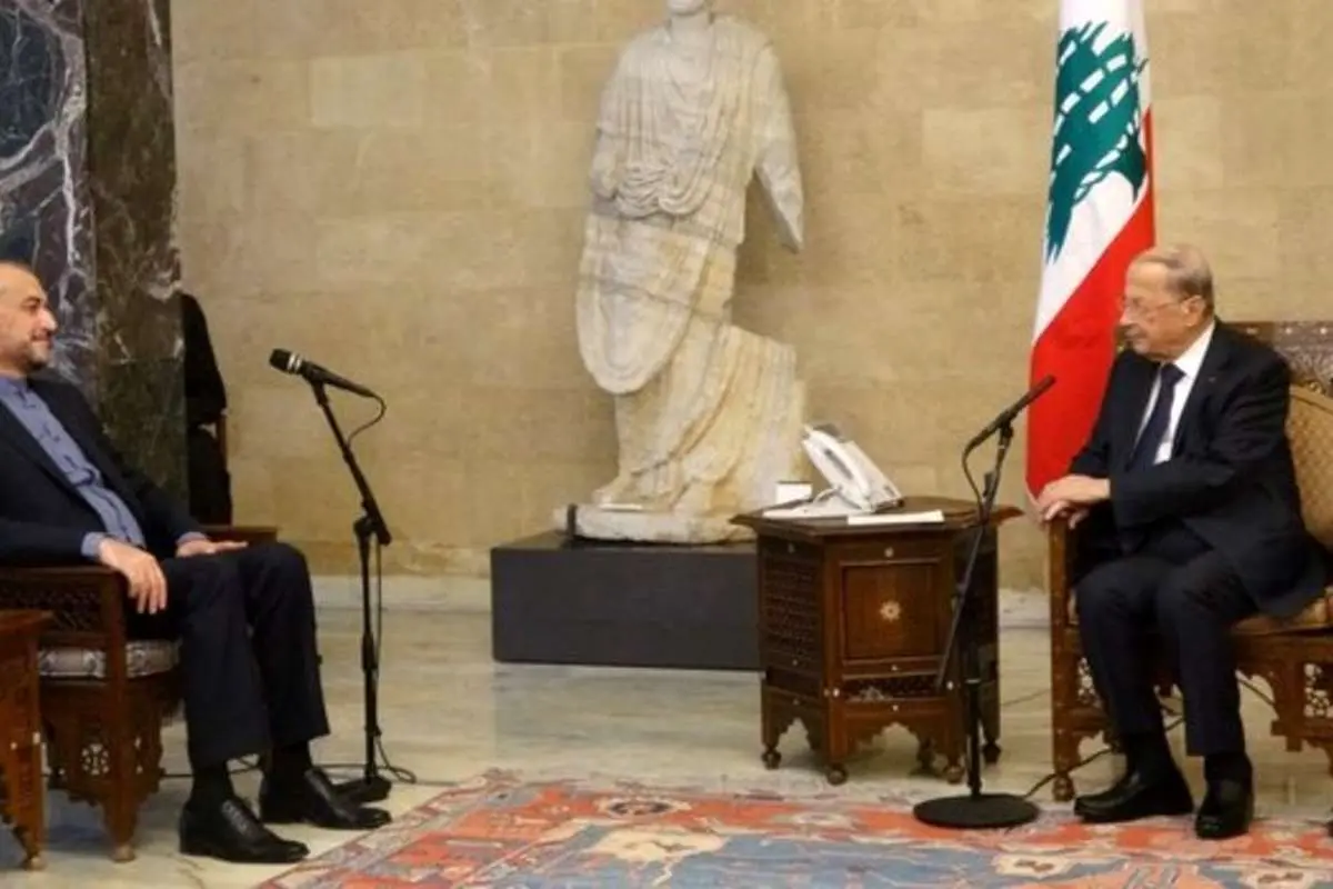 دیدار امیر عبداللهیان با رییس جمهور لبنان