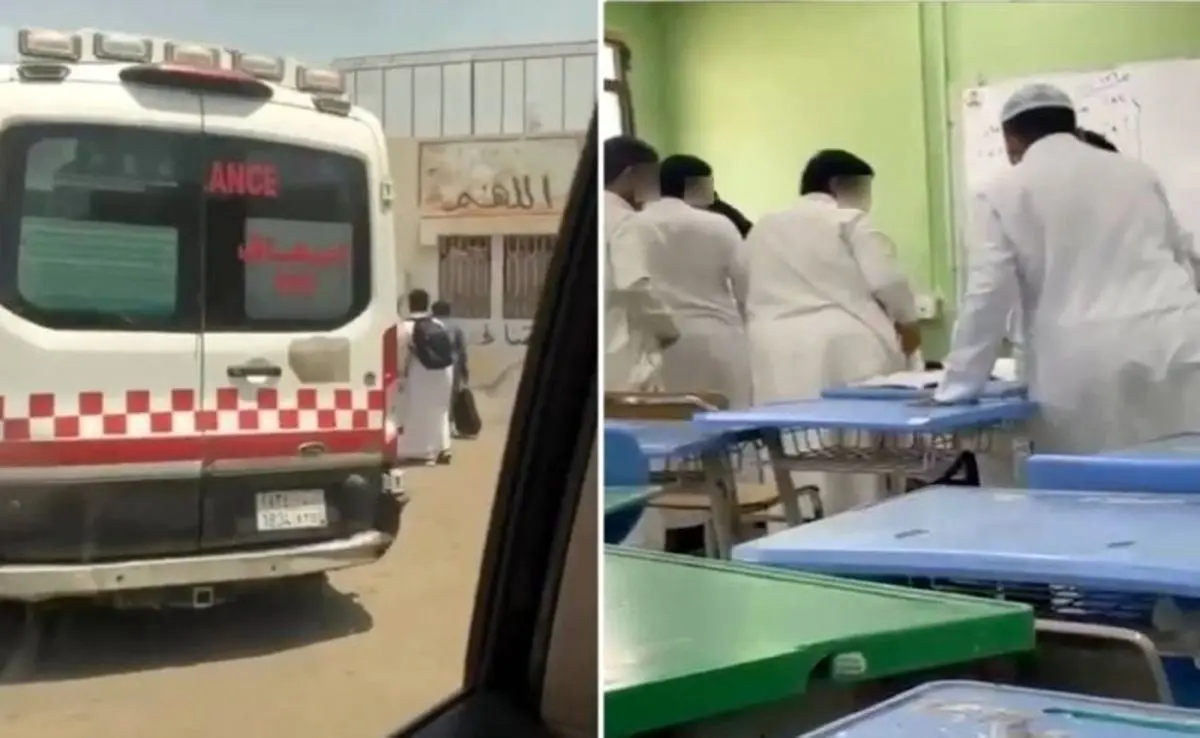 (ویدئو) لحظه مرگ دانش آموز عربستانی در نزاع