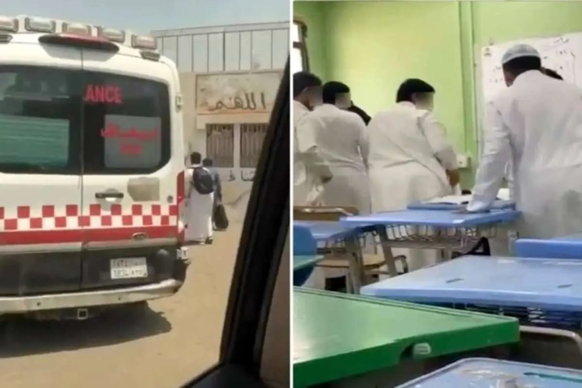 (ویدئو) لحظه مرگ دانش آموز عربستانی در نزاع