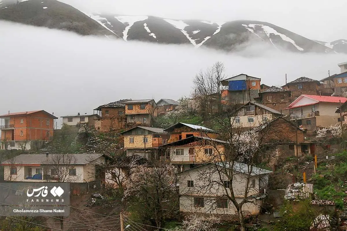 (تصاویر) بهار برفی کوهستان چالوس