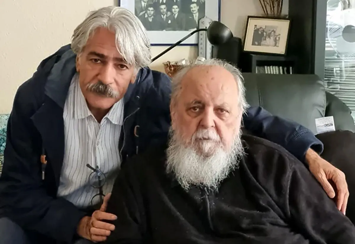 دیدار صمیمی هوشنگ ابتهاج و کیهان کلهر