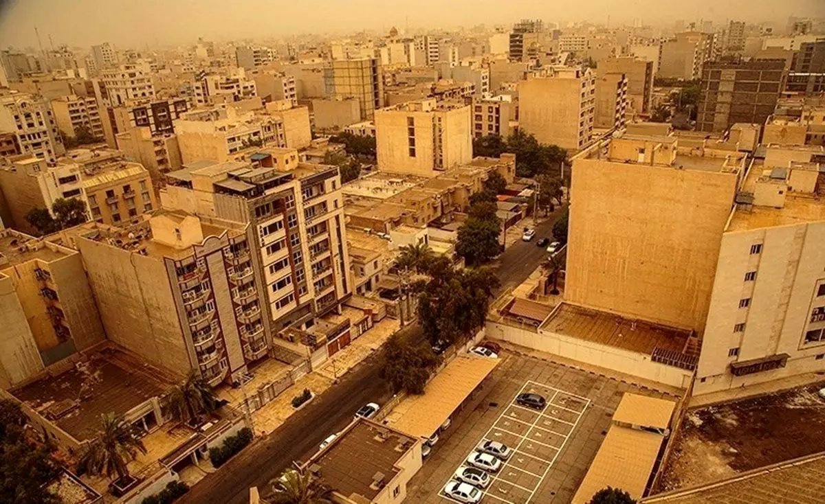 (تصاویر) گرد و غبار در اهواز