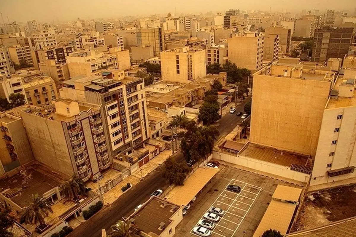 (تصاویر) گرد و غبار در اهواز