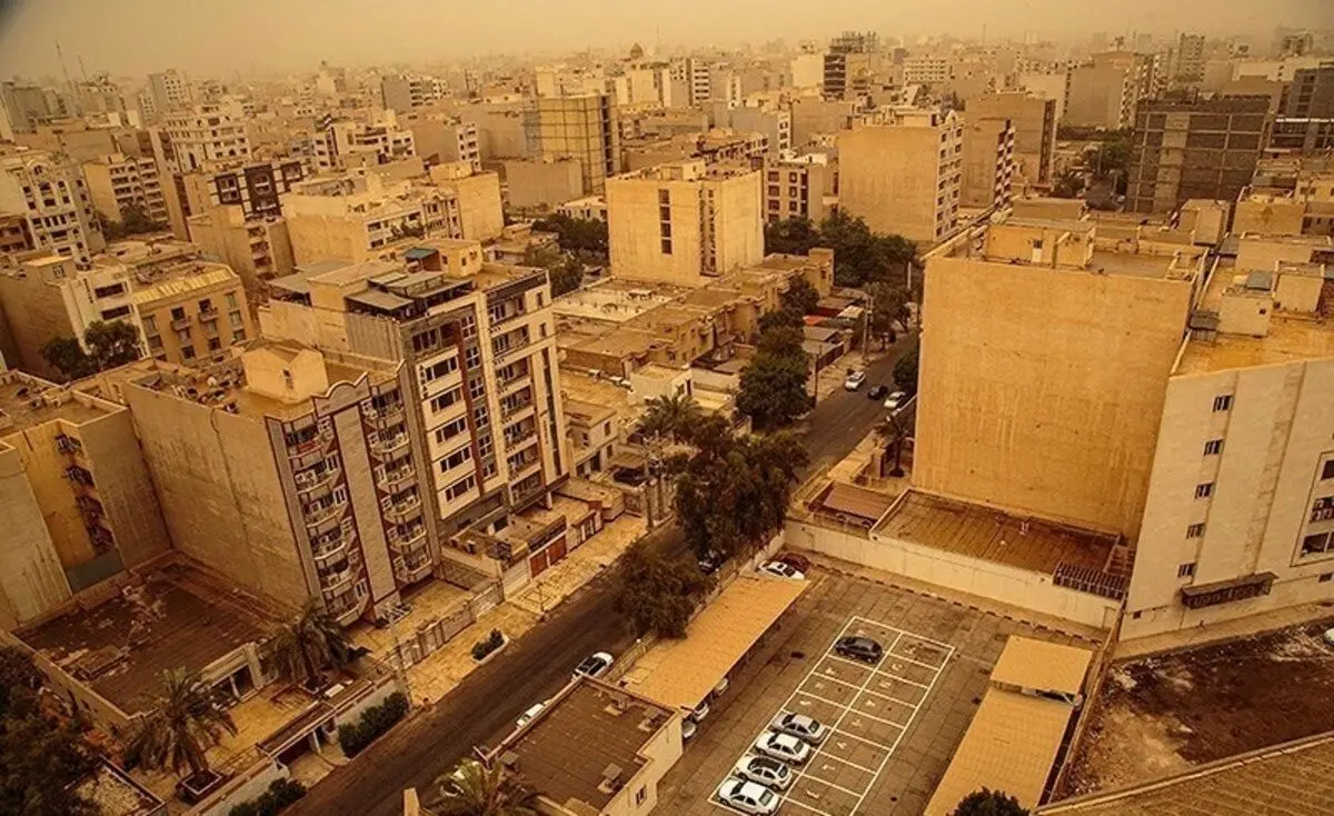 (تصاویر) گرد و غبار در اهواز