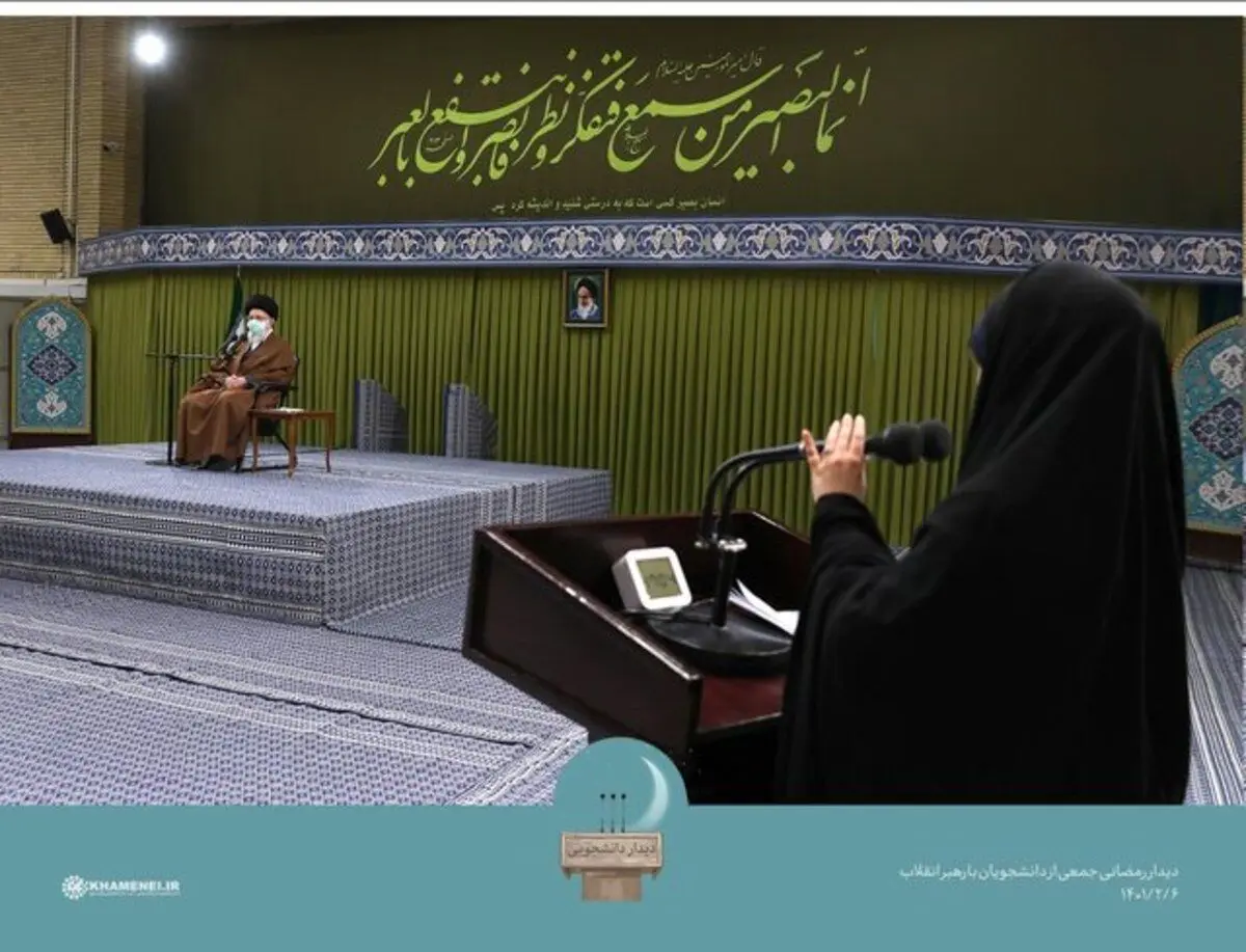 جمعی از دانشجویان با رهبر انقلاب دیدار کردند