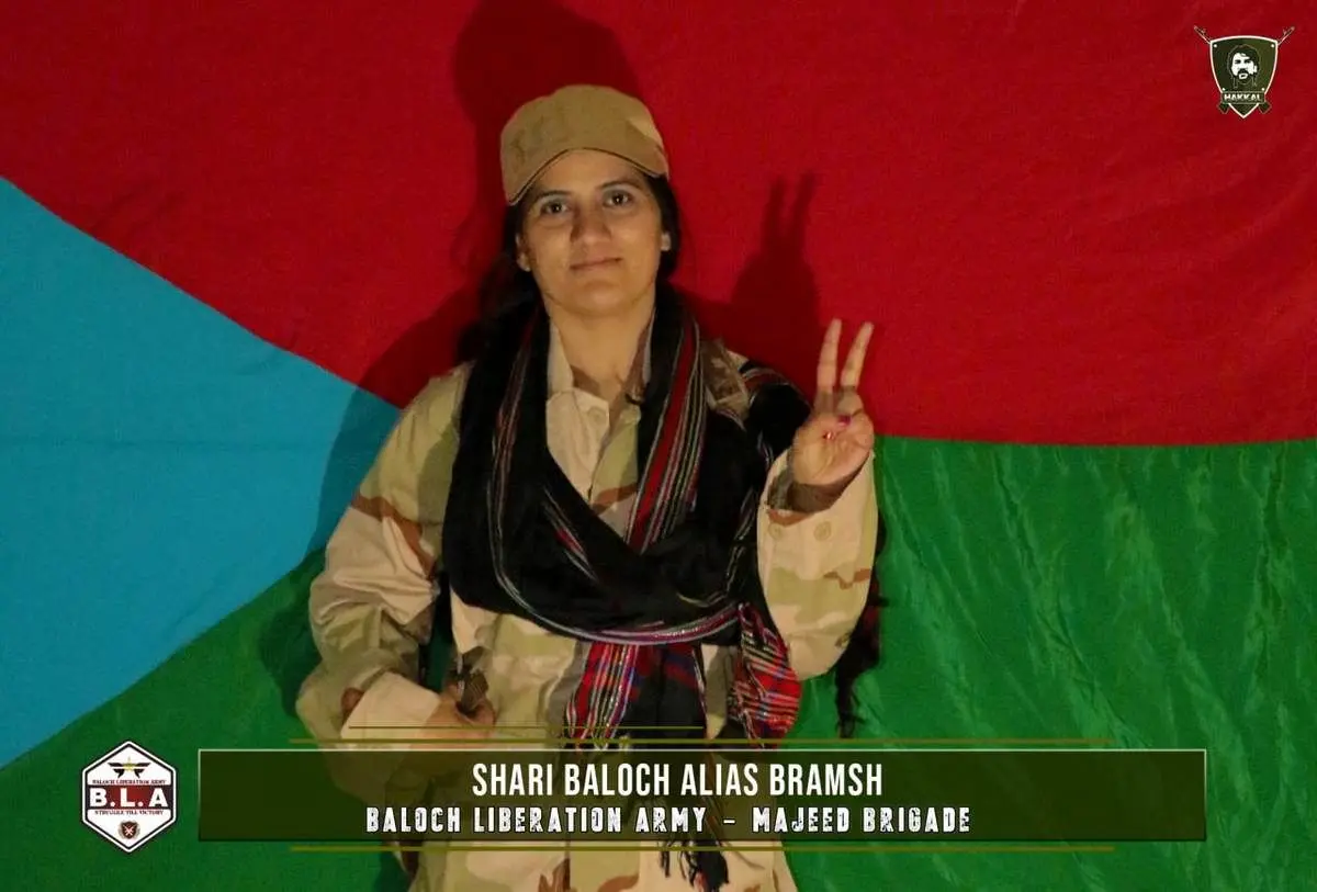 (ویدئو) لحظه منفجر شدن زن انتحاری در کراچی