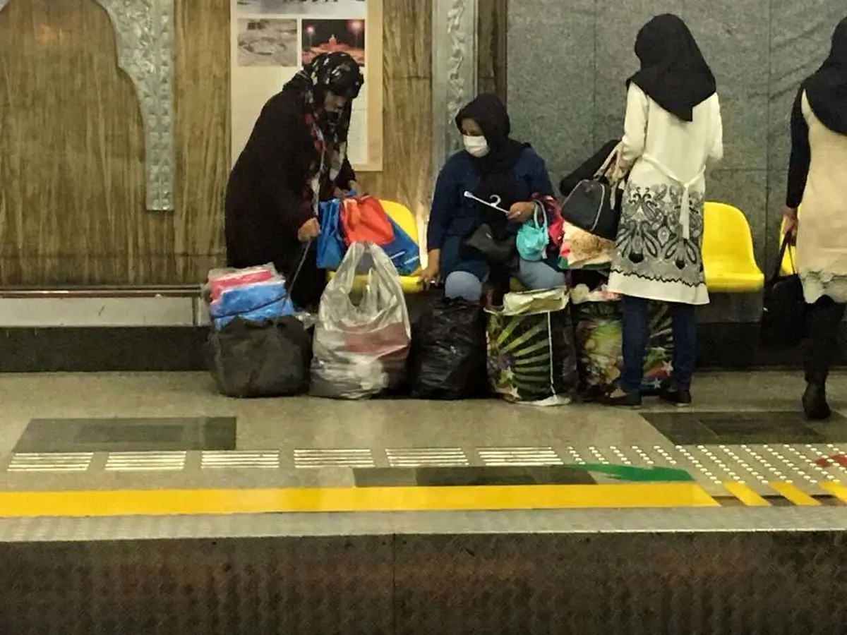 آمار باورنکردنی از دستفروشان متروی تهران