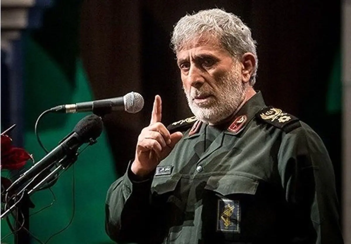 سردار قاآنی: نا‌بودی رژیم صهیونستی طولی نخواهد کشید