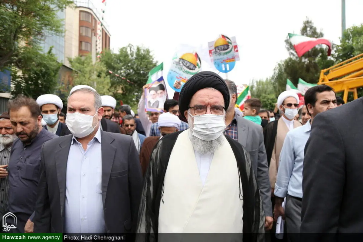(تصاویر) مراجع و علما در راهپیمایی روز جهانی قدس