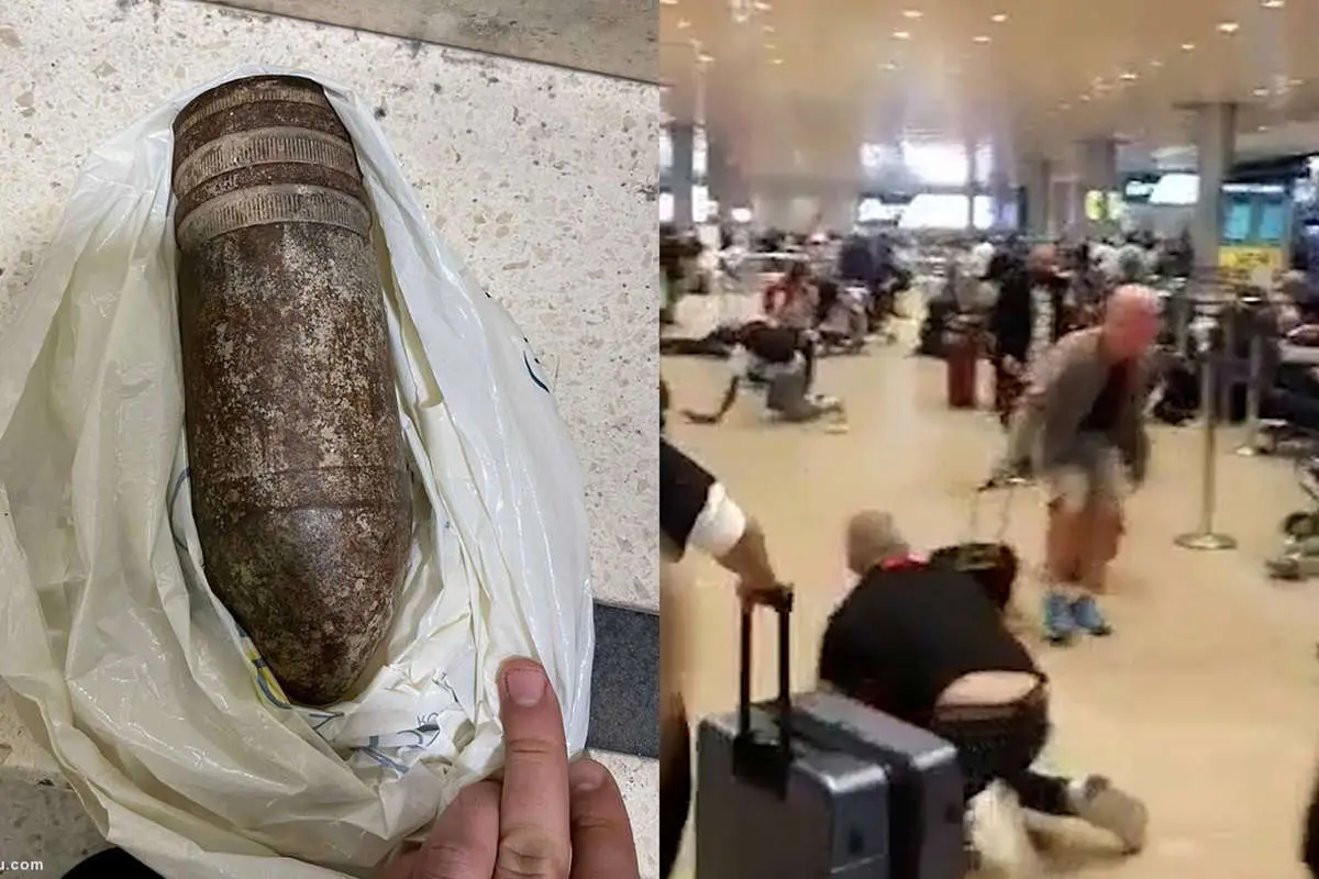(ویدئو) وحشت آفرینی خمپاره منفجر نشده به عنوان سوغات سفر!