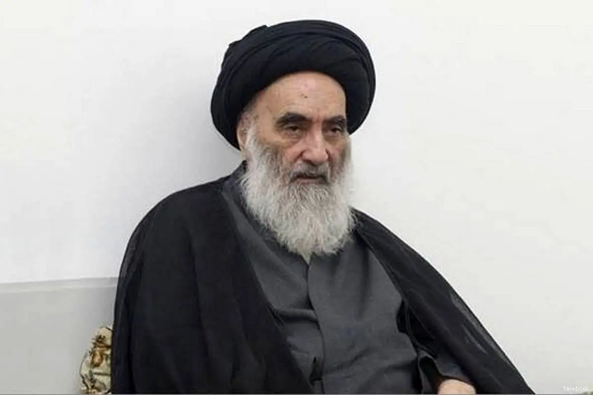 تصویری کمتر دیده شده از آیت‌الله سیستانی