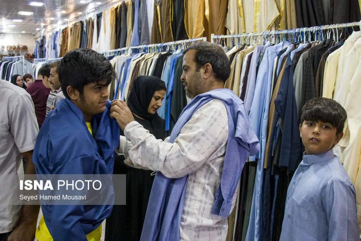 (تصاویر) بازار شوش در آستانه عید فطر