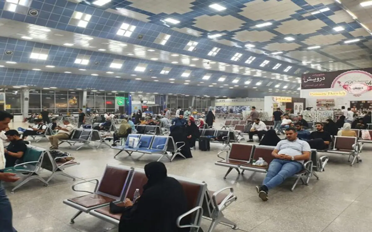 سرگردانی ۱۳ ساعته مسافران ایرانی بعد از لغو پرواز‌ها در نجف