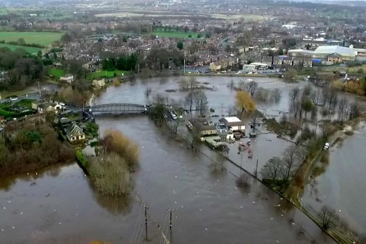 (ویدئو) سیل در دمیدیو اوکراین بر اثر حمله روسیه به یک سد