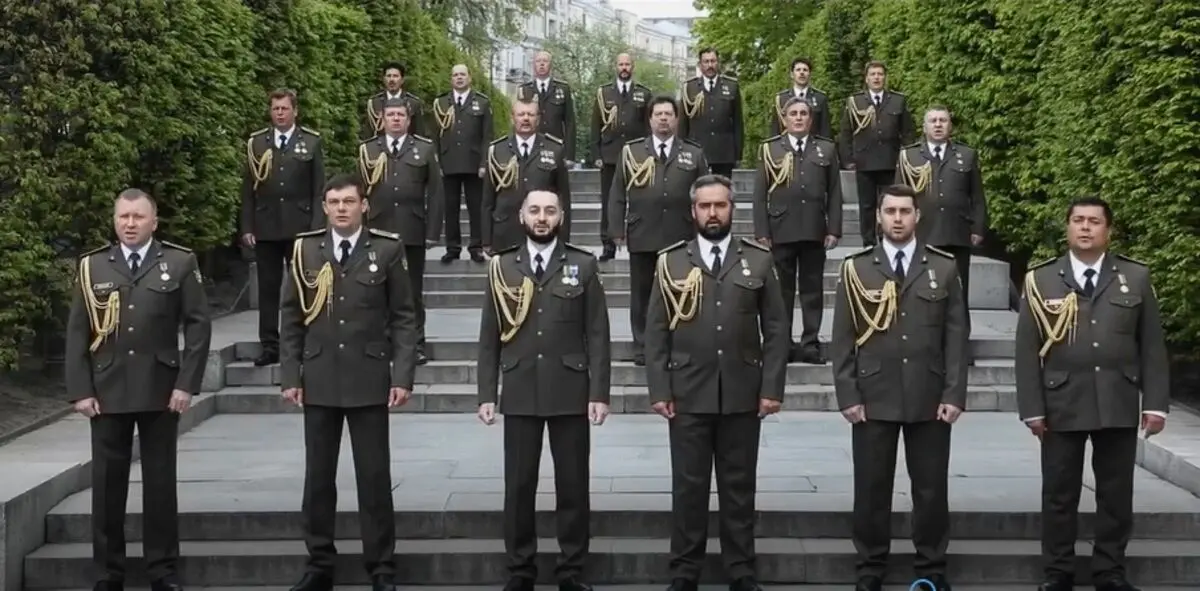 (ویدئو) سرود مبارکباد مسلمانان ارتش اوکراین به مناسبت عید فطر