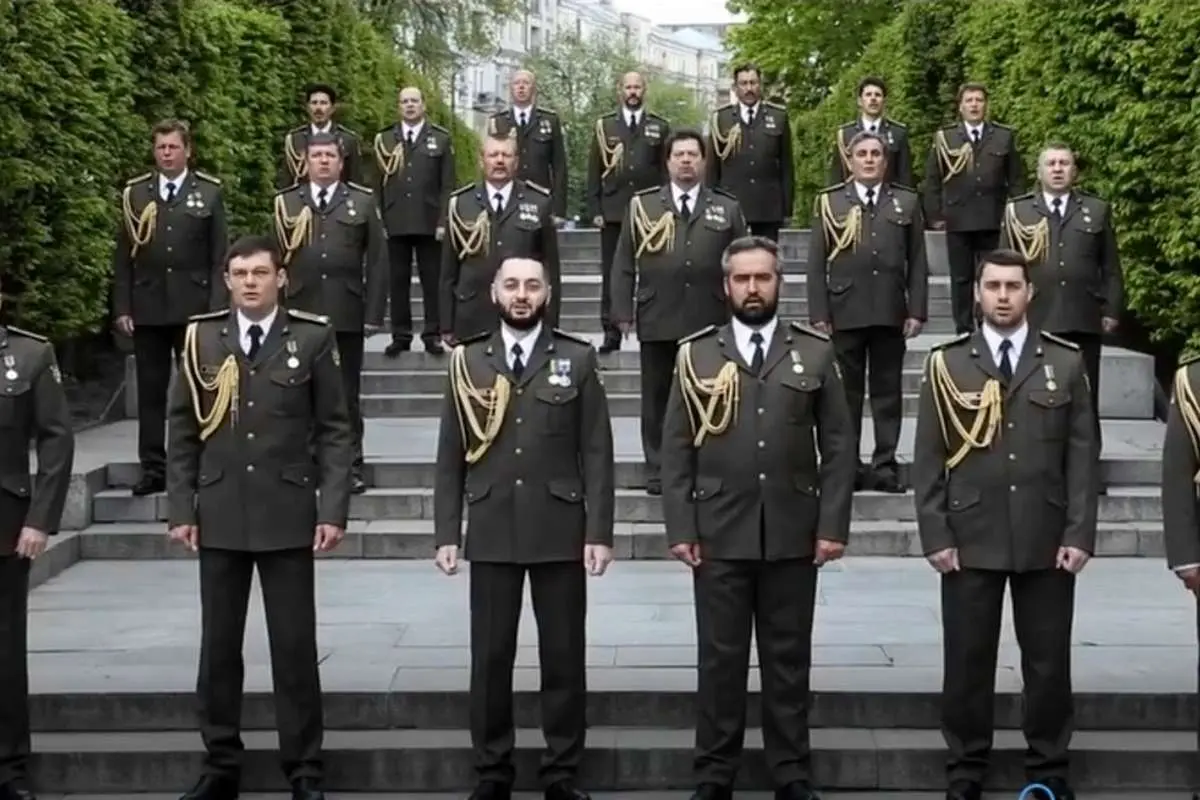 (ویدئو) سرود مبارکباد مسلمانان ارتش اوکراین به مناسبت عید فطر