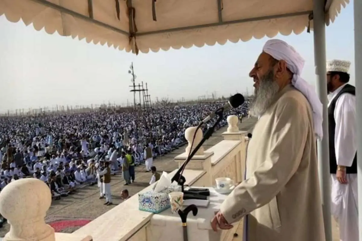نماز عید فطر در زاهدان برگزار شد