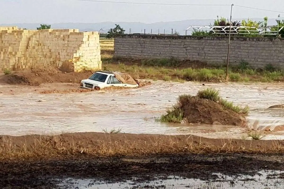 سیلاب دوباره گناباد را فرا گرفت